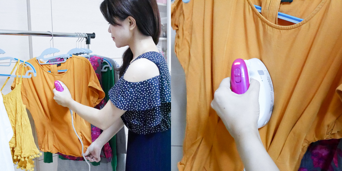 (蒸氣電熨斗開箱) Panasonic國際牌蒸氣電熨斗NI-FS470，輕巧好操作 掛燙/平燙2合1