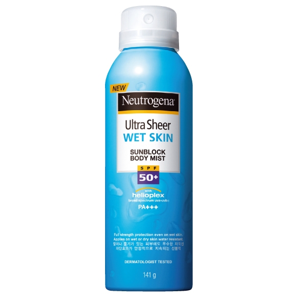 Neutrogena水肌因濕膚防曬噴霧SPF50/PA+++,141g,499元。