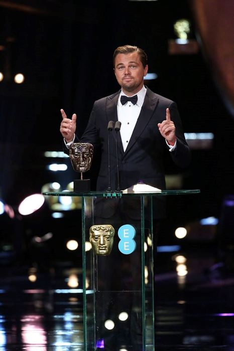 神鬼獵人(The Revenant)李奧納多狄卡皮歐 Leonardo Dicaprio 拿下英國奧斯卡(英國影藝學院電影獎 BAFTA )最佳男男主角
