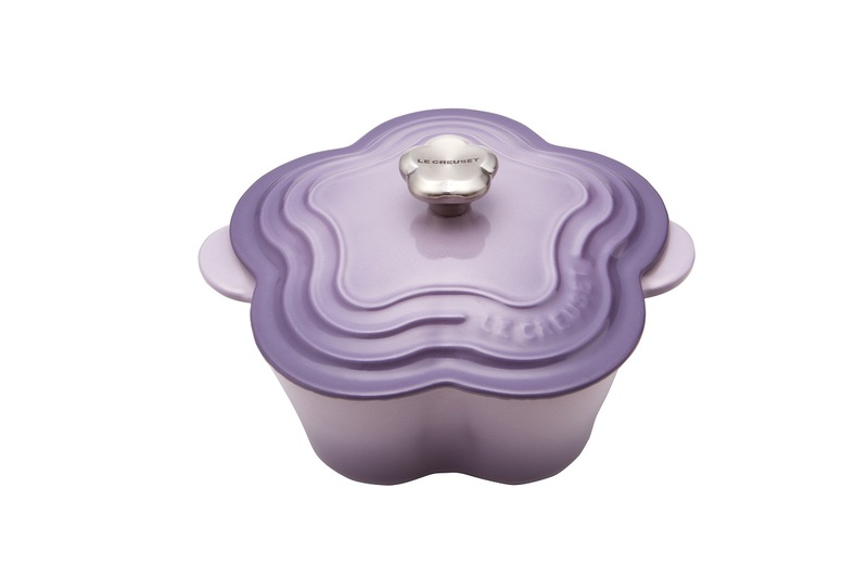 LE CREUSET 鑄鐵山茶花24cm(雪紡粉)鋼頭原價13000元