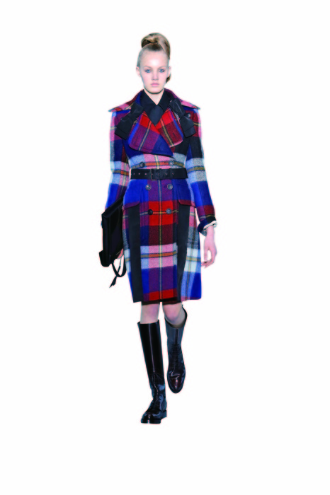 Prada 早秋格紋大衣