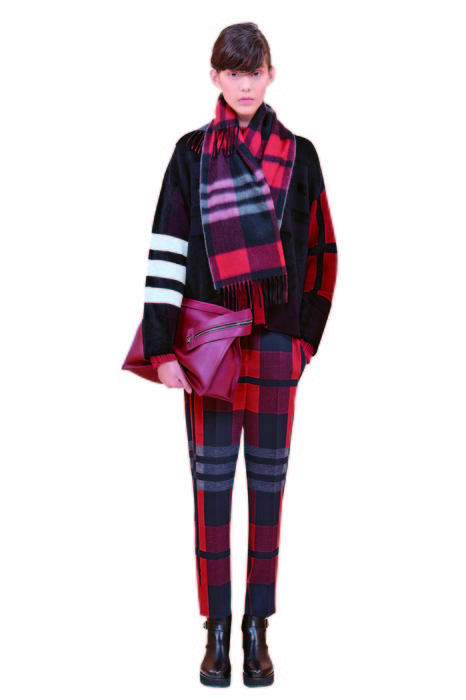 Sportmax 早秋格紋服飾穿搭示範