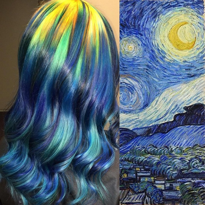 梵谷 Van Gogh《 星夜 The Starry Night 》