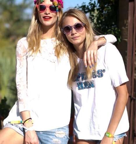 卡拉迪樂芬妮Cara Delevingne和姐姐芭碧迪樂芬妮Poppy Delevingne