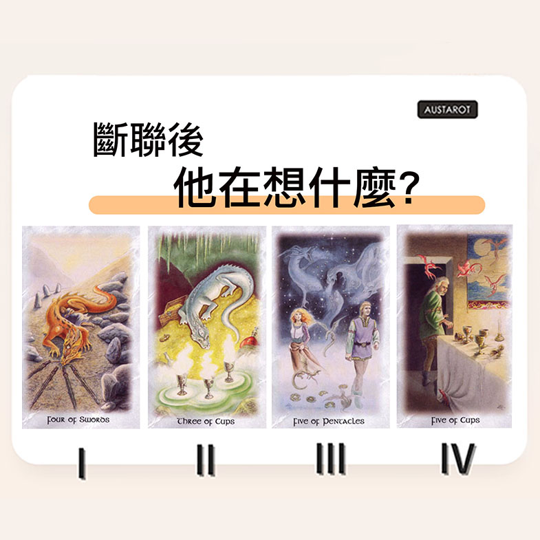 【塔羅占卜】斷聯後他在想什麼？