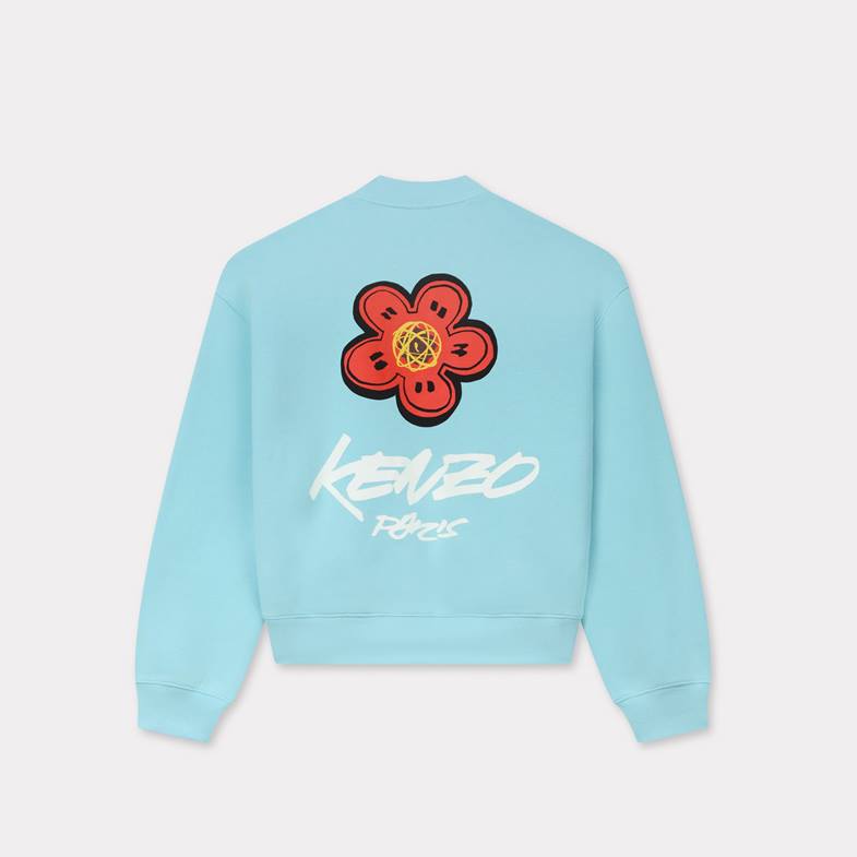 KENZO 經典「海棠花」能多百變？攜手塗鴉藝術家Futura 2000，注入原子符號展新意