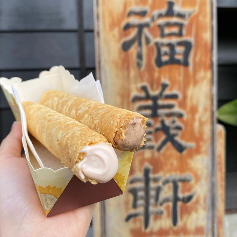 福義軒蛋捲玩出新高度！「涼蛋捲」內餡爆量，珍奶、抹茶口味讓排隊老饕搶破頭！