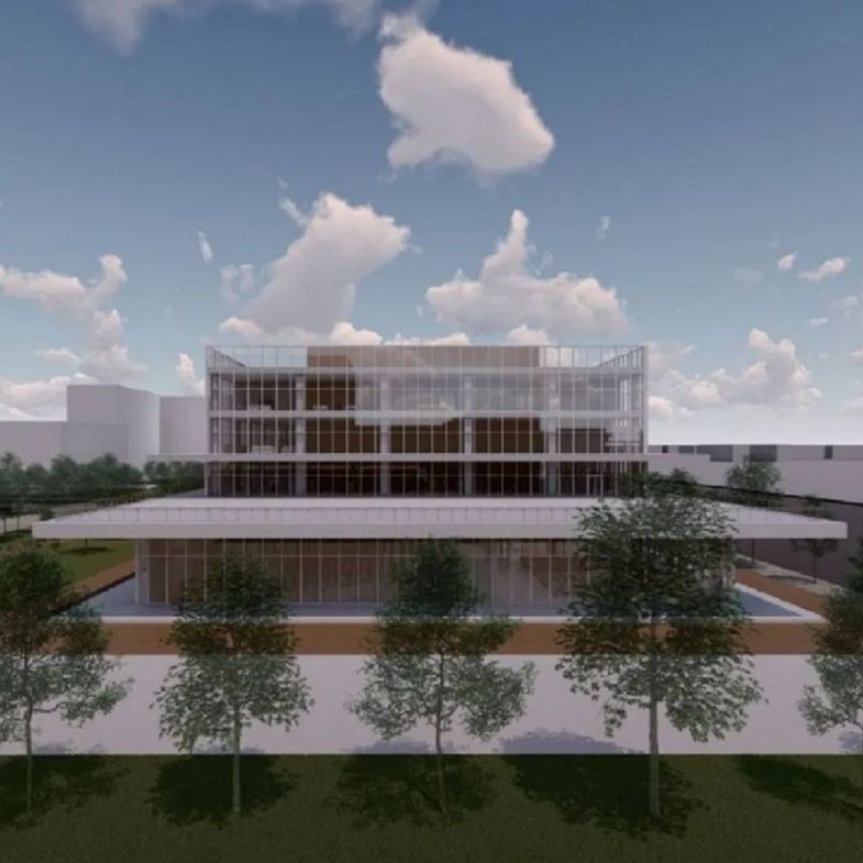 雲林首座總圖「耕雲圖」登場！極簡純白建築，坐落虎尾高鐵站特區