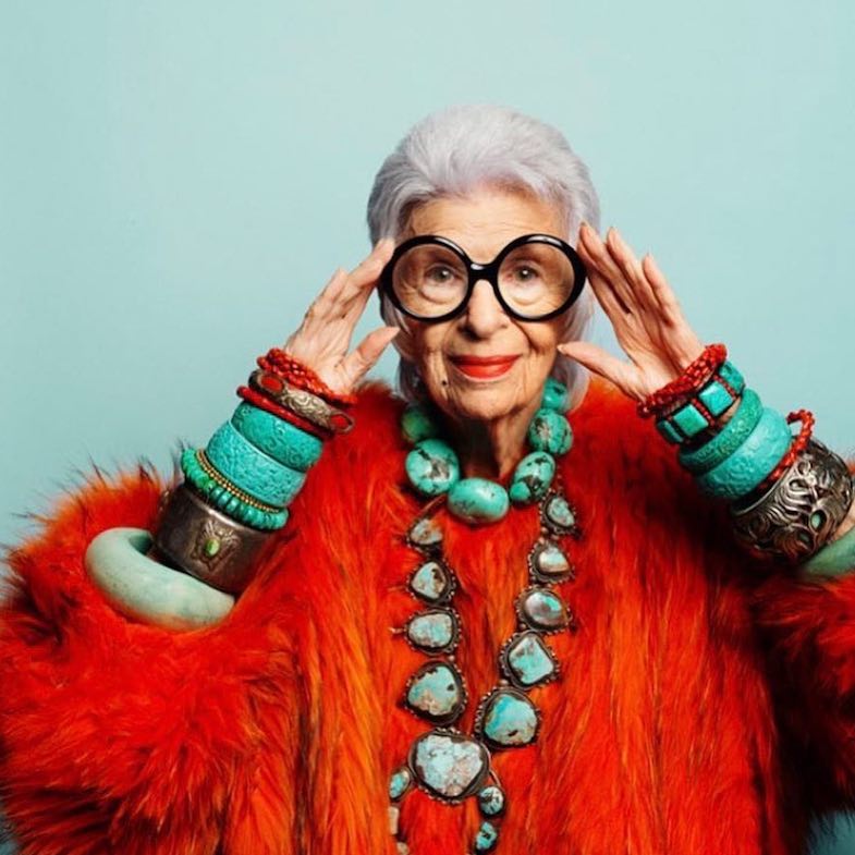【10Why個為什麼】地表最時髦奶奶是她！Iris Apfel 100歲生日，10個時尚哲學，沒有一個KOL跟得上！