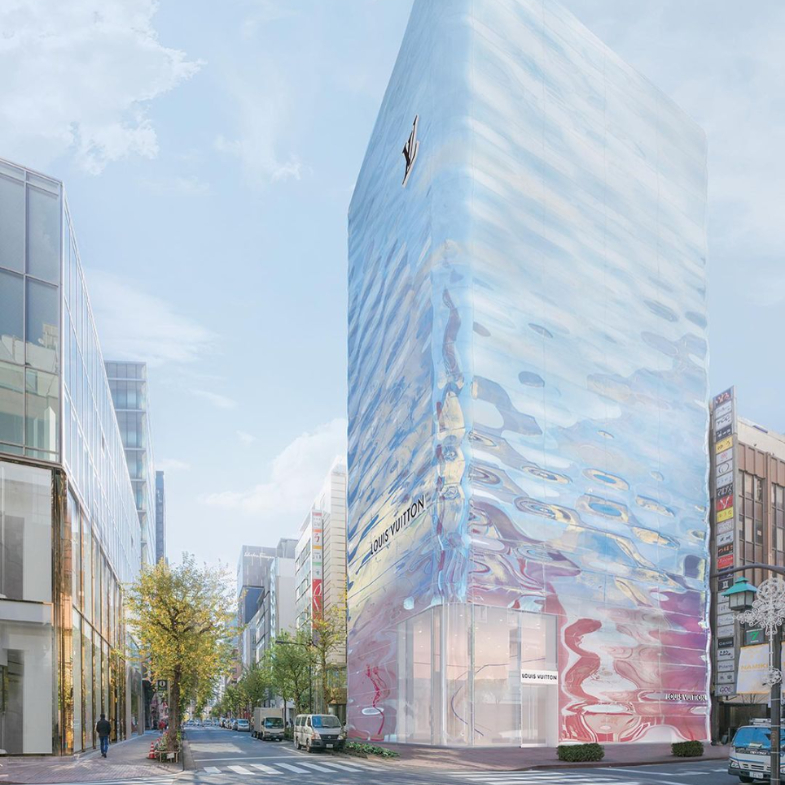 LV銀座專門店換新裝！絕美波光未來感外觀、七層樓藝術感空間，東京地標再加一！