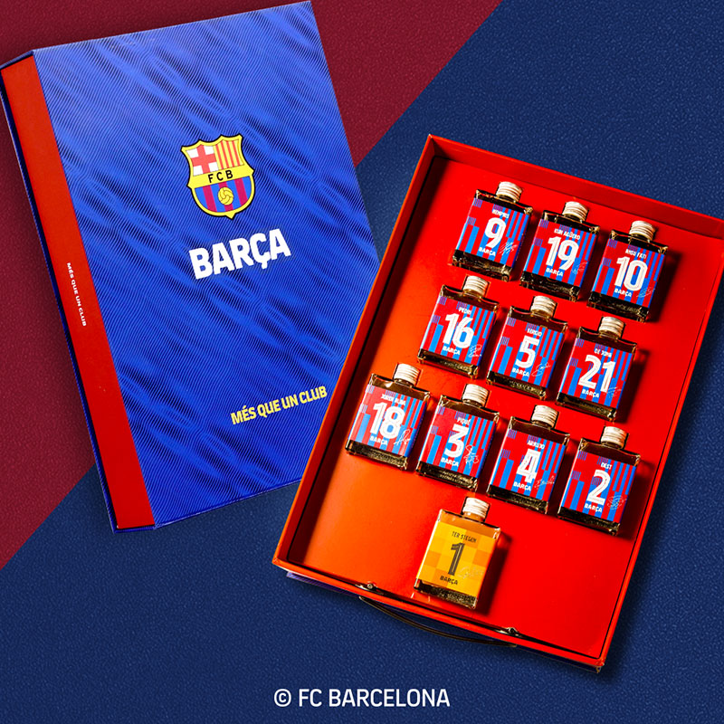 WAT紅到國際去！攜手「巴塞隆納足球俱樂部」推出超限量雞尾酒禮盒，足球迷必須收藏！