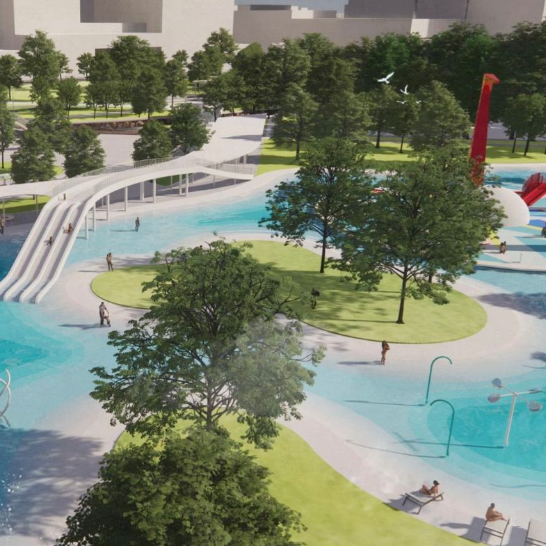 高雄最大水上樂園！全新「星光水岸公園」2026 年啟用，一覽港灣風景