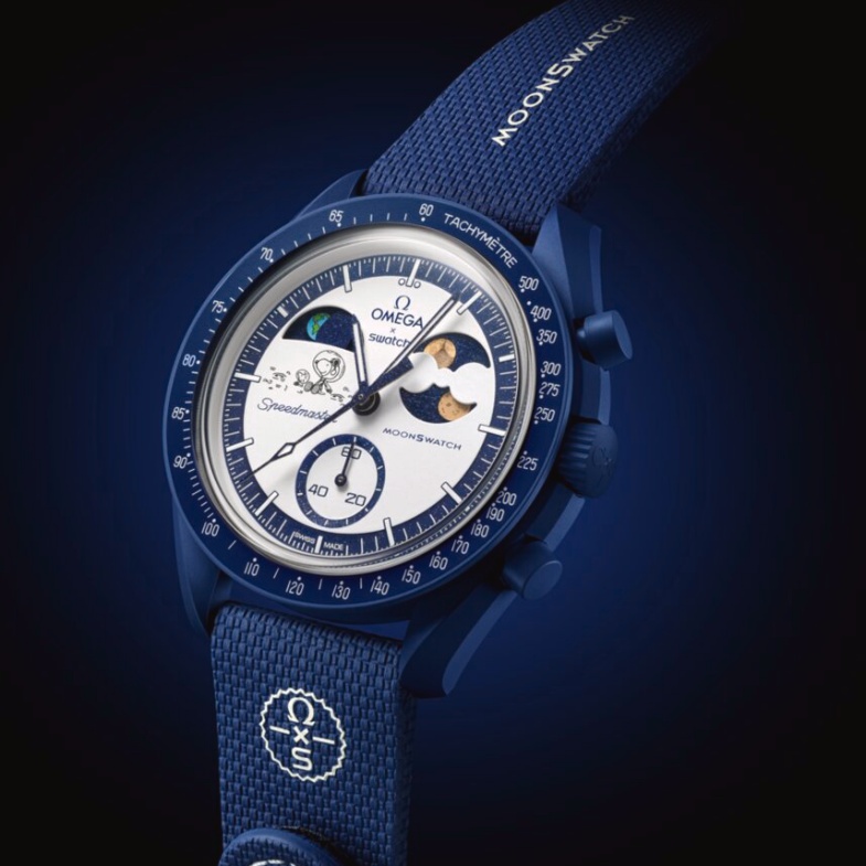 2025全新Omega × Swatch史努比聯名錶登場！月相、地相雙顯示，台灣只賣一天