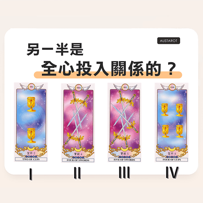 【塔羅占卜】另一半是全心投入關係的？