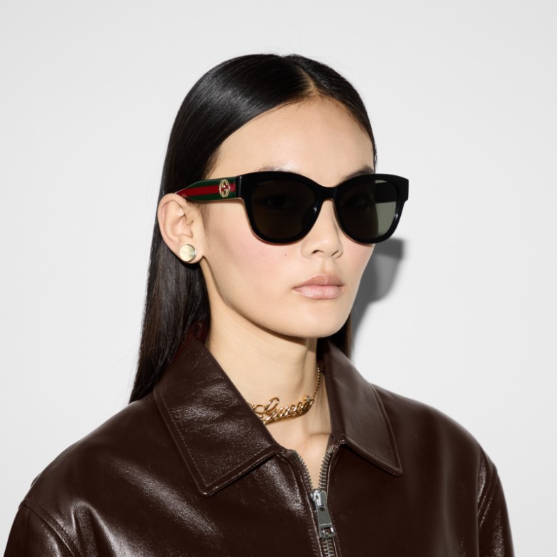 Gucci 2025百搭膠框「太陽眼鏡」推薦這6款！漸層鏡片吸睛時髦，大方框設計是復古風必備