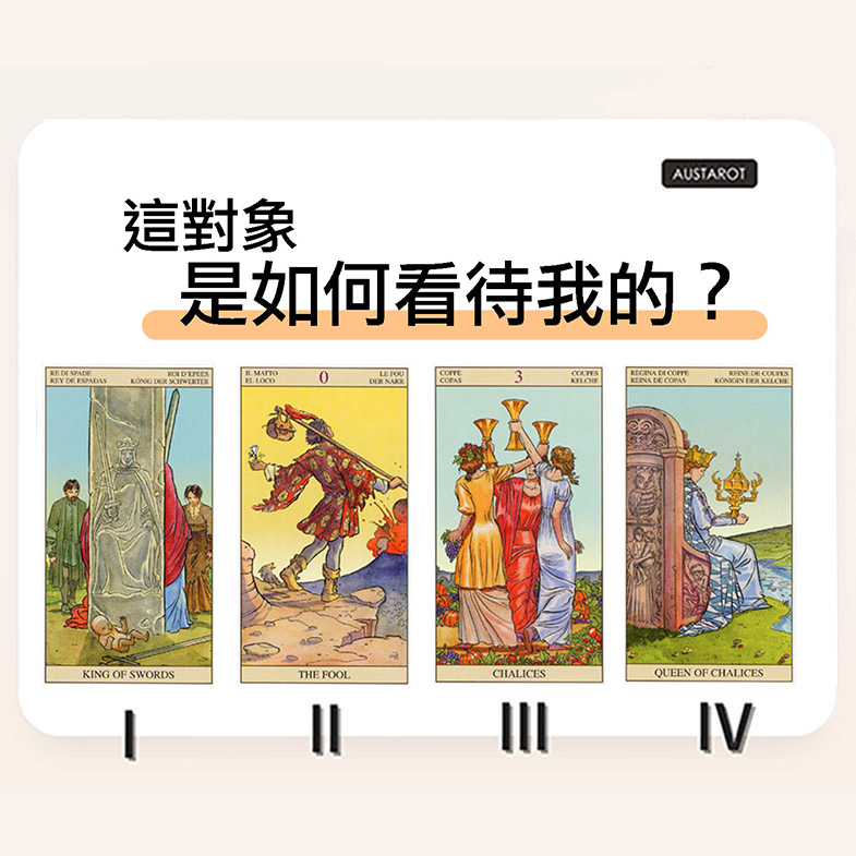 【塔羅占卜】這對象是如何看待我的？