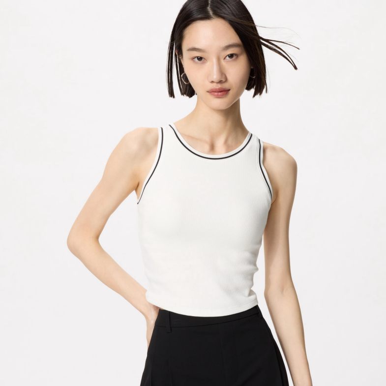 Uniqlo「Bra Top」推薦這8件：削肩背心最實穿，AIRism涼感系列夏日必備！