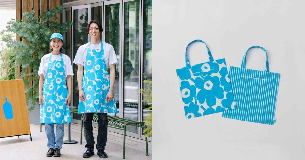MARIMEKKO × BLUE BOTTLE COFFEE トート ピッコロ ブルーボトル